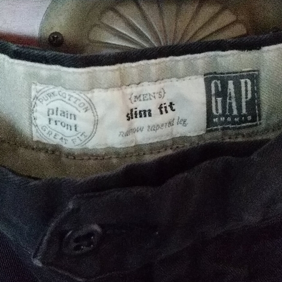 Gap Unisex Trousers BLACK Vintage - Picture 2 of 9